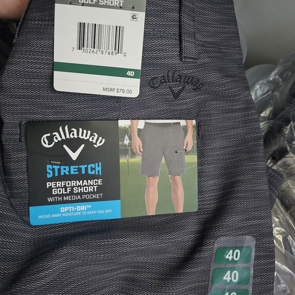 Callaway Men's Performance Golf Shorts - Gray